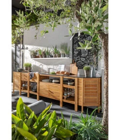 Dehner Schrank Southampton, 100 X 50 X 90 Cm -Gartenmöbelgeschäft 2806644 WE MO 001 OutdoorkuecheSouthampton