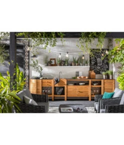 Dehner Schrank Southampton, 100 X 50 X 90 Cm -Gartenmöbelgeschäft 2806644 WE MO 002 Outdoorkuechesouthampton