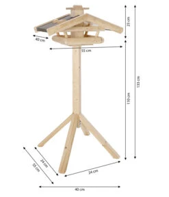 Dehner Natura Futterhaus Watzmann, Natur, Inkl. Ständer, Ca. B40/H133/T55 Cm 9 Dehner Natura Futterhaus Watzmann, Natur, Inkl. Ständer, Ca. B40/H133/T55 Cm -Gartenmöbelgeschäft 3243896 WE BG 001 DehnerNaturaVogelfutterhausNatur