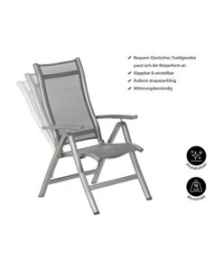 Dehner Klappsessel Chicago, Hochlehner -Gartenmöbelgeschäft 4210316 WE IG 001 KLAPPSESSELCHICAGO