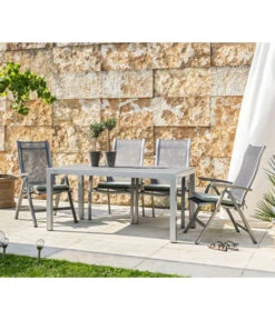 Dehner Ausziehtisch Chicago, Ca. B160-210/H74/T90 Cm -Gartenmöbelgeschäft 4210381 4210316 4210274 WE MO 001 DehnerGruppeChicagoNEU