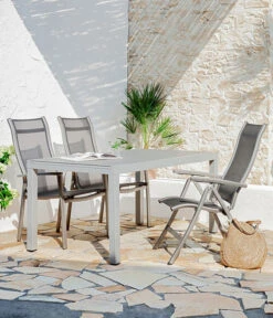 Dehner Ausziehtisch Chicago, Ca. B160-210/H74/T90 Cm -Gartenmöbelgeschäft 4210381 WE MO 002 GruppeChicagoNEU