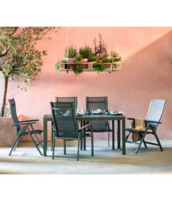 Dehner Ausziehtisch Chicago, Ca. B160-210/H74/T90 Cm -Gartenmöbelgeschäft 4210381 WE MO 003 GruppeChicagoNEU