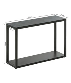 Dehner Beistelltisch Amsterdam, Ca. B75/H54/T23 Cm -Gartenmöbelgeschäft 4498598 WE BG 001 DehnerBeistelltischAmsterdam