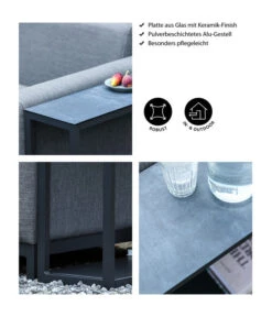 Dehner Beistelltisch Amsterdam, Ca. B75/H54/T23 Cm -Gartenmöbelgeschäft 4498598 WE IG 001 BeistelltischAmsterdam