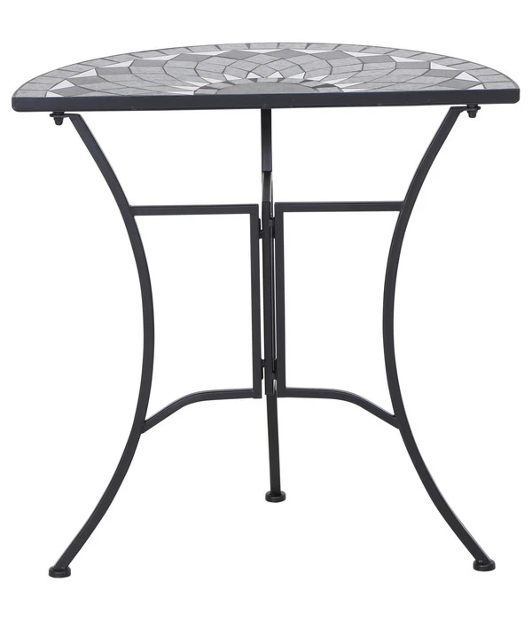 Siena Garden Mosaiktisch Como Halbrund, Ca. B35/H71/T70 Cm 6 Siena Garden Mosaiktisch Como Halbrund, Ca. B35/H71/T70 Cm – Bild 4