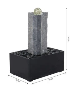 Dehner Granit-Gartenbrunnen Beata, Ca. B68/H85/T45 Cm -Gartenmöbelgeschäft 5162235 WE BG 001 GranitBeataBrunnen