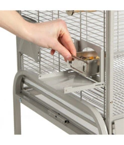 Montana Vogelvoliere Madeira Double, Plantinum -Gartenmöbelgeschäft 5187562 WE D 005 PPVoliereNewMadeiraDoublePlatinum