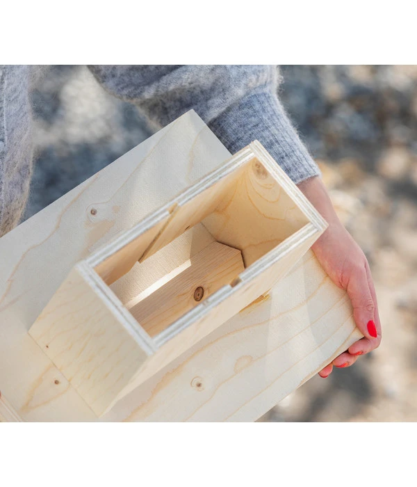 Dehner Natura Futterhaus Karwendel, Natur, Inkl. Ständer, Ca. B84,3/H127,2/T84,3 Cm 9 Dehner Natura Futterhaus Karwendel, Natur, Inkl. Ständer, Ca. B84,3/H127,2/T84,3 Cm – Bild 7