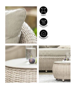 Dehner Lounge Bari, 2-teilig -Gartenmöbelgeschäft 6657381 WE IG 001 DehnerLoungeBari2teilig