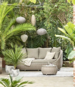 Dehner Lounge Bari, 2-teilig -Gartenmöbelgeschäft 6657381 WE MO 001 DehnerLoungesofaBari