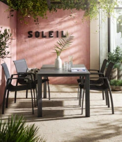 Dehner Gartentisch Nancy, Ca. B160/H75/T90 Cm -Gartenmöbelgeschäft 6701734 6701726 WE MO 001 GruppeNancy