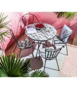 Dehner Mosaikstuhl Letizia -Gartenmöbelgeschäft 6702211 WE MO 001 DehnerMosaikStuhlLetiziaNeu