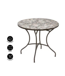 Dehner Mosaiktisch Grazia -Gartenmöbelgeschäft 6702328 WE IG 001 MosaiktischGrazia90cmFINAL