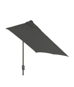 Dehner Balkonschirm Chios, Rechteckig, Ca. B210/T130 Cm -Gartenmöbelgeschäft 6703243 WE FS 003 BalkonschirmChiosDunkelgrauNeu