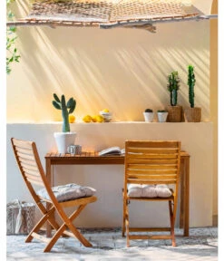 Dehner Balkontisch Macao, Ca. B142/H75/T40 Cm -Gartenmöbelgeschäft 6712434 WE MO 001 BalkonGruppeMacao