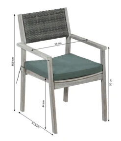 Dehner Stapelstuhl Stockholm -Gartenmöbelgeschäft 6713820 WE BG 001 StapelstuhlStockholm