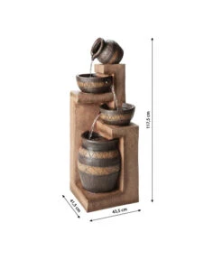 Dehner Polyresin-Gartenbrunnen Monterry, Ca. H117,5 Cm -Gartenmöbelgeschäft 6742472 WE DE 001 DehnerPolyresinGartenbrunnenMonterry