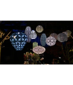 Lumiz Solar-Lampion Balloon Mandela, Ca. Ø30/H30 Cm -Gartenmöbelgeschäft 6814206 WE MO 001 Solarleuchte