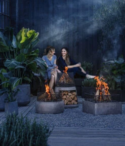 Feuerschale Gran Canaria, Ca. Ø54/H72 Cm -Gartenmöbelgeschäft 6870513 WE MO 001 Feuerschalen