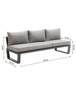 Dehner Liegenset Bellevue, 3-teilig -Gartenmöbelgeschäft 6894182 WE BG 001 LiegesetBellevueNEU