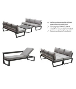 Dehner Liegenset Bellevue, 3-teilig -Gartenmöbelgeschäft 6894182 WE IG 001 DehnerLiegensetBellevue