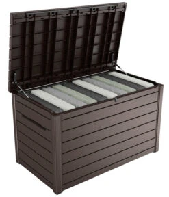 Keter Auflagenbox Ontario, 870 Liter, Ca. B147/H86/T83 Cm -Gartenmöbelgeschäft 6894919 WE DE 001 AuflagenboxOntario