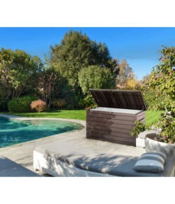 Keter Auflagenbox Ontario, 870 Liter, Ca. B147/H86/T83 Cm -Gartenmöbelgeschäft 6894919 WE MO 001 AuflagenboxOntario