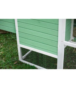 Dehner Hühnerstall Happy Farm Lotti, Hellgrün, Ca. B182/H119,5/T91 Cm -Gartenmöbelgeschäft 6897052 WE DE 004 DehnerMarkenqualitaetHuehnerstallLotti