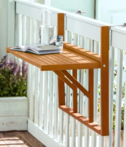 Dehner Balkonhängetisch, Ca. B90/H65/T41,7 Cm -Gartenmöbelgeschäft 6897748 WE MO 001 DehnerBalkonklapptischStavanger