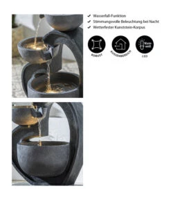 Dehner Polyresin-Gartenbrunnen Heart, Ca. H72,5 Cm -Gartenmöbelgeschäft 6911218 WE IG 001 DehnerPolyresinGartenbrunnenHeart