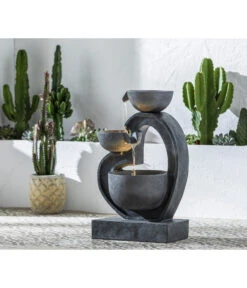 Dehner Polyresin-Gartenbrunnen Heart, Ca. H72,5 Cm -Gartenmöbelgeschäft 6911218 WE MO 001 BrunnenHeartNEU