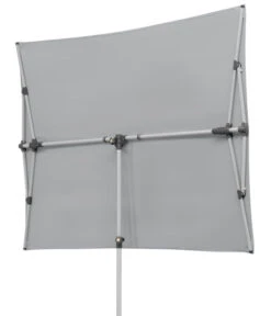 Schneider Sonnenschirm Novara, Rechteckig, Ca. B190/T140 Cm -Gartenmöbelgeschäft 6953541 WE FS 004 SchneiderSonnenschirmNovarasilbergrau