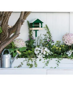 Dehner Natura Vogelfutterhaus CLiCK, Ca. B25/H23/24T Cm -Gartenmöbelgeschäft 6968325 WE MO 002 NaturaClickVogelfutterhaus