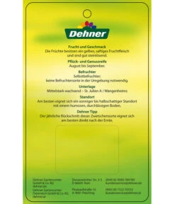 Zwetschge 'Kulinaria-Toptaste' -Gartenmöbelgeschäft 7763881 ZwetscheKulinariaToptaste Etikett 2